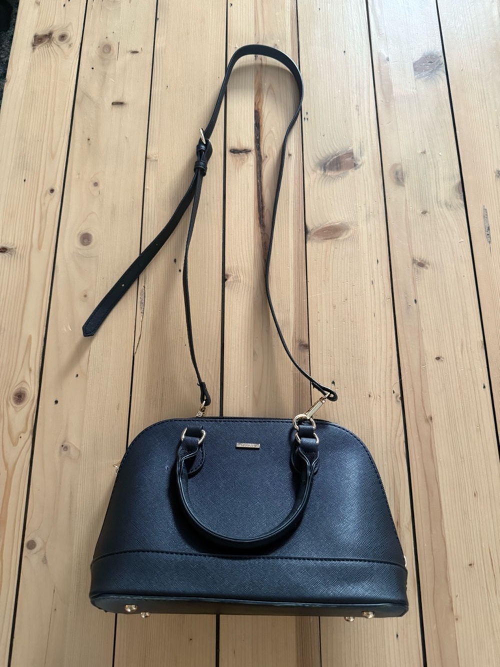 Amazon Dome Satchel crossbody with bag charm